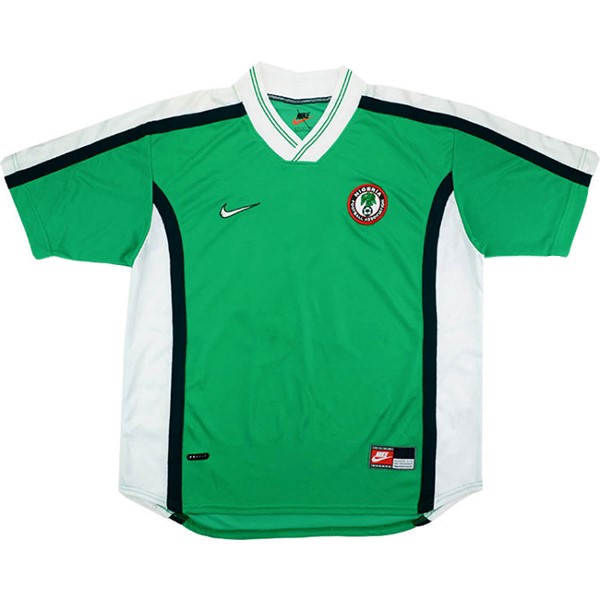 Heimtrikot Thailand Nigeria Retro 1998 Grün Günstige Fußballtrikots